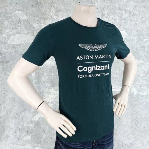 Aston Martin T Shirt Size Small Tee Cognizant Formula One Team Pelmark - Picture 2 of 5